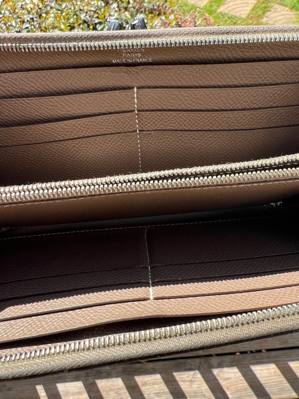 Hermès Vintage Zip-Around Long Wallet (Circa early 2000s)  Collector piece - Picture 12 of 17